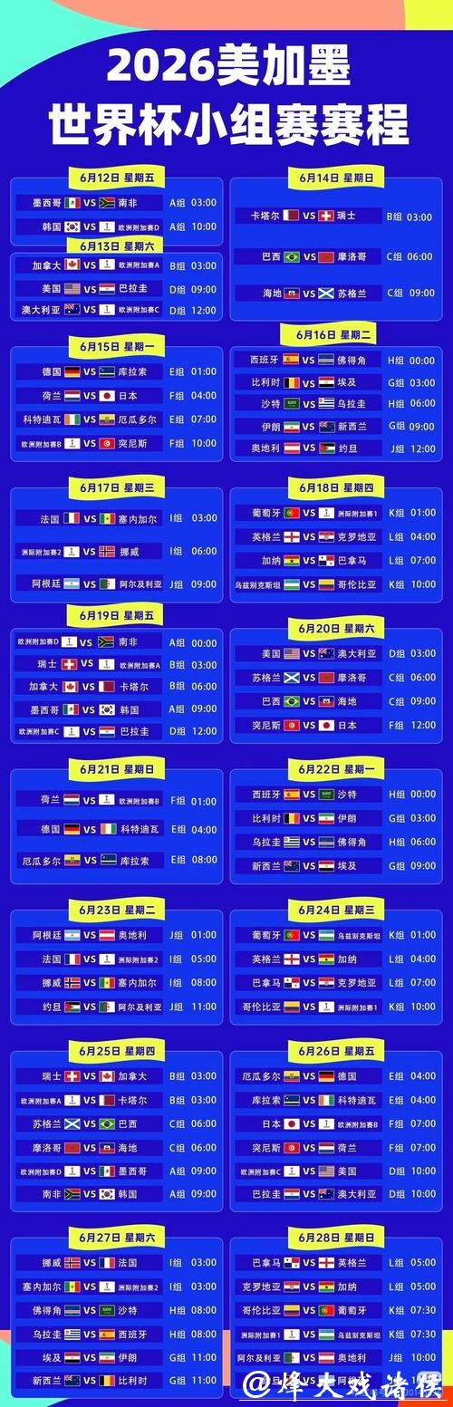 2026年世界杯比赛直播平台推荐